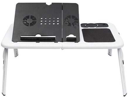 Multifunctionele Laptop Computer Tafel, Stand-Up Vouwen Computer Tafel, laptop Lade Ondersteuning Op Usb Cooling Bed