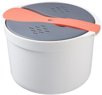 Multifunctionele Magnetron Double-Layer Rijstkoker Stoomboot Thuis Keuken Kookgerei Met Zeef Deksel En Lepel