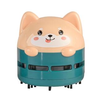 Multifunctionele Mini Cartoon Dier Patroon Oplaadbare Draadloze Stofzuiger Dust Remover Toetsenbord Schoonmaken Voor Home Office groen