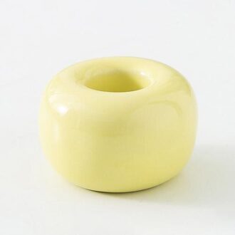 Multifunctionele Mini Keramische Badkamer Douche Tandenborstelhouder Leuke Tandenborstelhouder Rack Badkamer Tandenborstel Accessoire geel