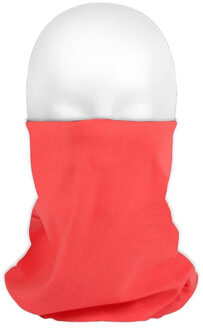 Multifunctionele morf sjaal zalm roze voor volwassen