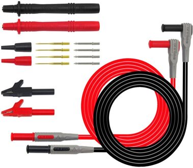 Multifunctionele Multimeter Test Kit Test Lead Kit Probe Banana Plug Naar Hook Kabel Vervangbare Multimeter Probe Test draad