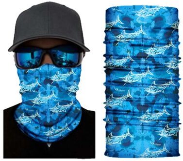 Multifunctionele Ootdoor Halswarmer Tube Sjaal Uv-bescherming Winddicht Ademend Gezichtsmasker Vissen Ski Fietsen Oceaan Bandana 05