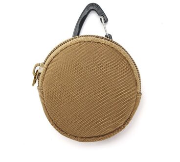 Multifunctionele Opslag Outdoor Producten Driehoek Gesp Ronde Onderdelen Hoofdtelefoon Tas U Disk Lader Draagbare Sleutel Bescherming Tas grijs