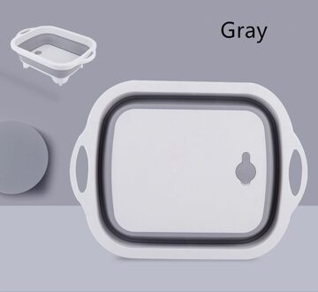 Multifunctionele Opvouwbare Snijplank Schotel Bad 3 In 1 Opvouwbare Gootsteen Mand Reizen Outdoor Camp Draagbare Bassins