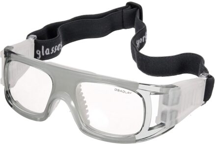 Multifunctionele Outdoor Sport Veiligheid Bril Fietsen Basketbal Voetbal Sport Ski Veiligheidsbril Elastische Zonnebril LightGrey