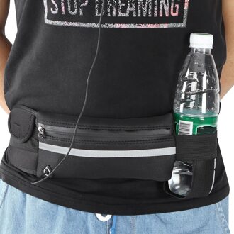 Multifunctionele Outdoor Waterdichte Telefoon Bag Sport Running Taille Zakken Riem Yoga Zakken Met Oortelefoon Gat Reflecterende Strip