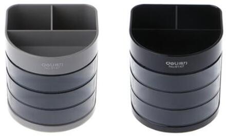 Multifunctionele Pen Potlood Houder Drie Layer Desktop Lade Organizer Staionery