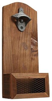 Multifunctionele Praktische Houten Bier Wijn Opener Tool Anti-Roest Opener Bier Kit Gadget Keuken Accessoires