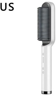 Multifunctionele Professionele Stijltang Toermalijn Keramische Borstel Curler Kam Stijltangen Haar Dressing Beauty Tool