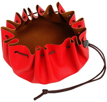 Multifunctionele Pu Lederen Tasje Pouch Sporttas Reistas rood