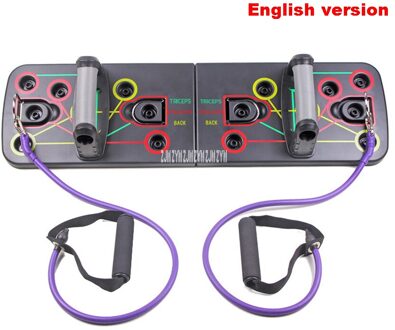 Multifunctionele Push Up Board Body Building Push Up Stand Beugel Rack Borst Plaat Spier Training Indoor Fitness Apparatuur Beige