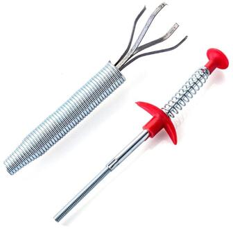 Multifunctionele Reiniging Klauw Keuken Badkamer Afvoer Riool Baggeren Lente Pijp Wc Haar Verstopt Schoonmaken Tool