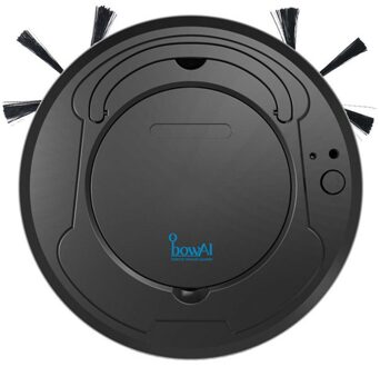 Multifunctionele Robot Stofzuiger Reinigingsmachine Intelligente Opladen Stofzuiger Veegmachine zwart