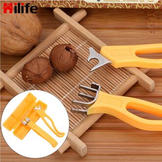Multifunctionele Roestvrijstalen Huis Keuken Snacks Tool 2 Stks/set Moer Clip Walnoot Tang Sheller Notenkraker 1 stk