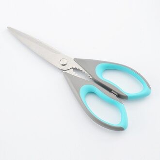 Multifunctionele Roestvrijstalen Keuken Schaar Cutter Voor Groente Vlees Aardappel Kaas Vis Moer Outdoor Bbq Voedsel Schaar blauw