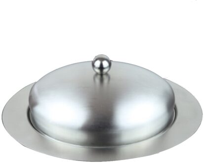 Multifunctionele Rvs Botervloot Met Deksel, Restaurant/Hotel Steak Salade Fruit Dienblad, buffet Voedsel Container Style1