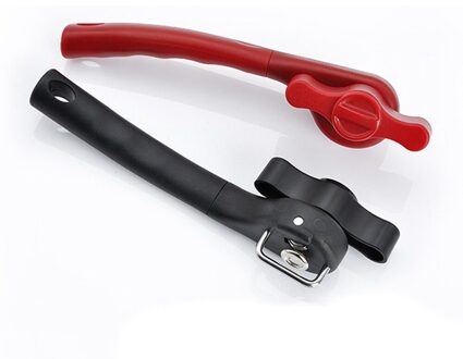 Multifunctionele Rvs Veiligheid Side Cut Handleiding Kan Tin Opener Glad En Veilig Edge Cut Draagbaar En Licht Gewicht #45 rood
