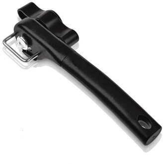 Multifunctionele Rvs Veiligheid Side Cut Handleiding Kan Tin Opener Keuken Gereedschap Bar Gadgets Blikjes Flesopener #45 zwart