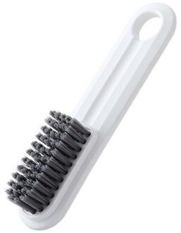 Multifunctionele Schoen Borstel Zachte Haar Huishouden Opknoping Schoen Borstel Kleren Schoonmaken Wasserette Borstel Accessoires wit