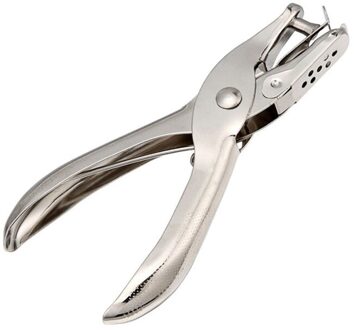 Multifunctionele School Kantoor Metalen Enkele Perforator Hand Papier Punch Een Gat Scrapbooking Stoten 8 Pagina 'S Alle Metalen Gereedschap