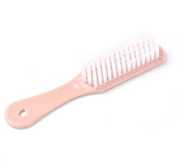 Multifunctionele Schrobben Borstels Soft Haar Ovale Vorm Wit Thuis Cleaning Tools Schoenen Borstel Wasborstel Roze