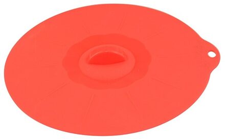 Multifunctionele Siliconen Kom Deksels Herbruikbare Zuig Seal Covers Voor Kommen Potten Cups Food Safe Keuken Accessoires Rood