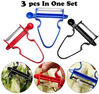 Multifunctionele Slicer 5 In 1 Groentensnijder Fruit Keuken Mand Aardappel Accessoires Wortel Groente Rasp Slicer Peele P7T8