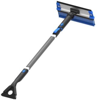 Multifunctionele Sneeuwruimen Schop Ijskrabber Uitschuifbare Auto Telescopische Bezem Borstel Eenvoudige Bediening Winter Reiniging