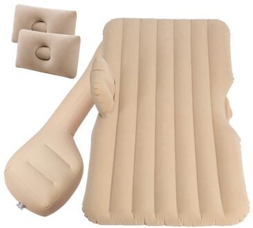 Multifunctionele Sofa Kussen Outdoor Camping Mat Kussen Auto Lucht Opblaasbare Travel Matras Bed Voor Auto Achterbank Matras wit