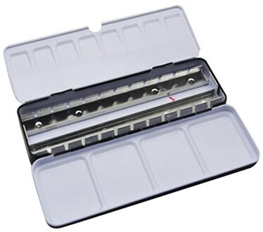 Multifunctionele Solid Aquarel Diy Tekening Palet Verf Doos School Lege Tin Ijzer Volledige Pan Studenten Duurzaam Art Supplies 2