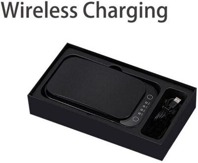 Multifunctionele Sterilisator Ultraviolet Desinfectie Kabinet Droger Machine Uv Sterilisator Box Voor Maskers Mobiele Telefoons Makeup Tools B draadloze Charging