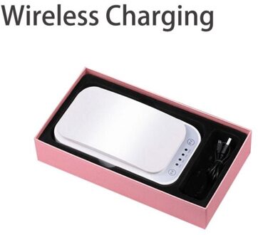 Multifunctionele Sterilisator Ultraviolet Desinfectie Kabinet Droger Machine Uv Sterilisator Box Voor Maskers Mobiele Telefoons Makeup Tools W draadloze Charging