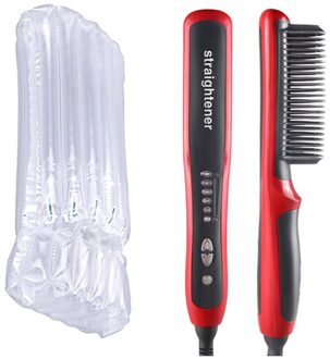 Multifunctionele Stijltang Borstel Styler Kam Mannen Warmte Keramische Elektrische Baard Stijltang Irons Rechttrekken Borstel ons aansluiten / zoals de afbeelding geen doos