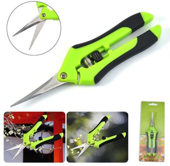 Multifunctionele Straight Snoeischaar Snoeischaar Non-Slip En Arbeidsbesparende Bloem Tak Scharen Tuingereedschap groen