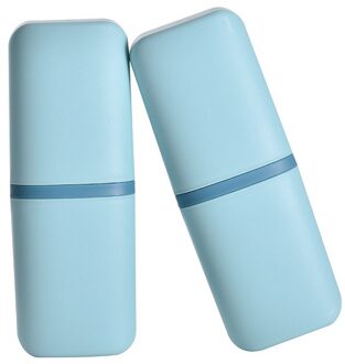 Multifunctionele Tandenborstel Opbergdoos Draagbare Reizen Wassen Cup Tandenborstel Cup Reizen Tandpasta Mondwater Cup Set 1stk B