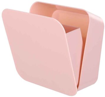Multifunctionele Tandpasta Dispenser Houder Wall Mount Tandenborstel Opslag Rack Organizer Badkamer Accessoires #25 roze