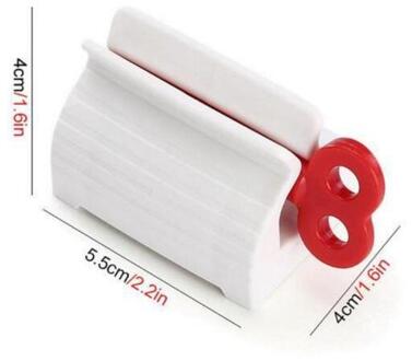 Multifunctionele Tandpasta Squeeze Gezichtsreiniger Squeeze Handleiding Tandpasta Clip Schoonmaakproducten Tandpasta Metgezel Knijper Rood