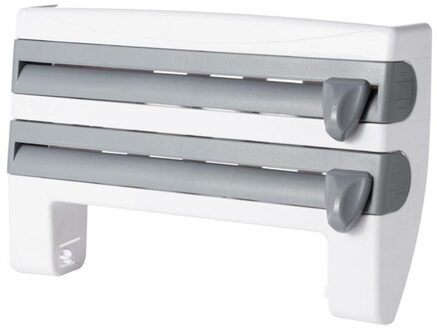 Multifunctionele Thuis Keuken Film Saus Fles Opbergrek Papier Dispenser Conserveermiddel Film Rack Keuken Product Accessoire Grijs