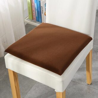 Multifunctionele Thuis Stoel Kussen Sofa Kussen Kantoor Rugkussen Desktop Kussen Auto Kussen Student Kussen Big Size 38x23x14cm bruin 38cmx38cm