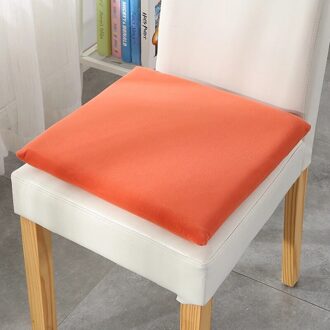 Multifunctionele Thuis Stoel Kussen Sofa Kussen Kantoor Rugkussen Desktop Kussen Auto Kussen Student Kussen Big Size 38x23x14cm oranje 38cmx38cm