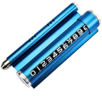 Multifunctionele Tijdelijke Parkeerplaats Telefoonnummer Kaart Plaat Verborgen Schakelaar Voor Haima 3 7 M3 M6 S5 jac J2 J3 J4 J5 J7 S1 S3 Blauw