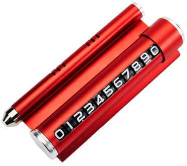 Multifunctionele Tijdelijke Parkeerplaats Telefoonnummer Kaart Plaat Verborgen Schakelaar Voor Haima 3 7 M3 M6 S5 jac J2 J3 J4 J5 J7 S1 S3 Rood