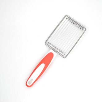 Multifunctionele Tomaat Slicer Rvs Fruit Groente Slicer Aardappel Ei Kaas Boterhamworst Snijden Cutter Keuken Gadget oranje