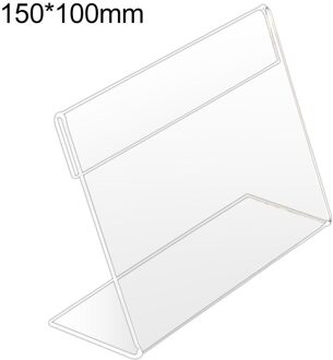 Multifunctionele Transparant Acryl Display Houder Voor Meeting Feestelijke Feestartikelen 150x100mm