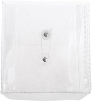 Multifunctionele Transparante Pvc Kronkelende Opbergtas Bestandsmap Bureau Document Make Organizer Kantoorbenodigdheden MINI