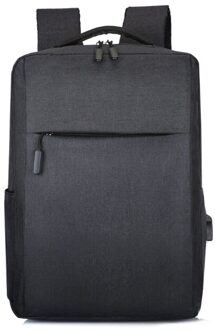 Multifunctionele USB Opladen Mannen Business Leisure School Crossbody Bag Outdoor Training voor Tieners Reizen Schoudertas zwart