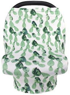 Multifunctionele Verpleging Cover Borstvoeding Sjaal Baby Stoelhoezen Katoenen Wandelwagen Luifel Deken Voor Hoge Stoel Winkelwagen CS