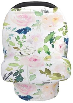 Multifunctionele Verpleging Cover Borstvoeding Sjaal Baby Stoelhoezen Katoenen Wandelwagen Luifel Deken Voor Hoge Stoel Winkelwagen F1