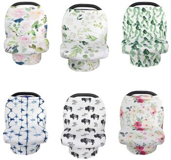 Multifunctionele Verpleging Cover Borstvoeding Sjaal Baby Stoelhoezen Katoenen Wandelwagen Luifel Deken Voor Hoge Stoel